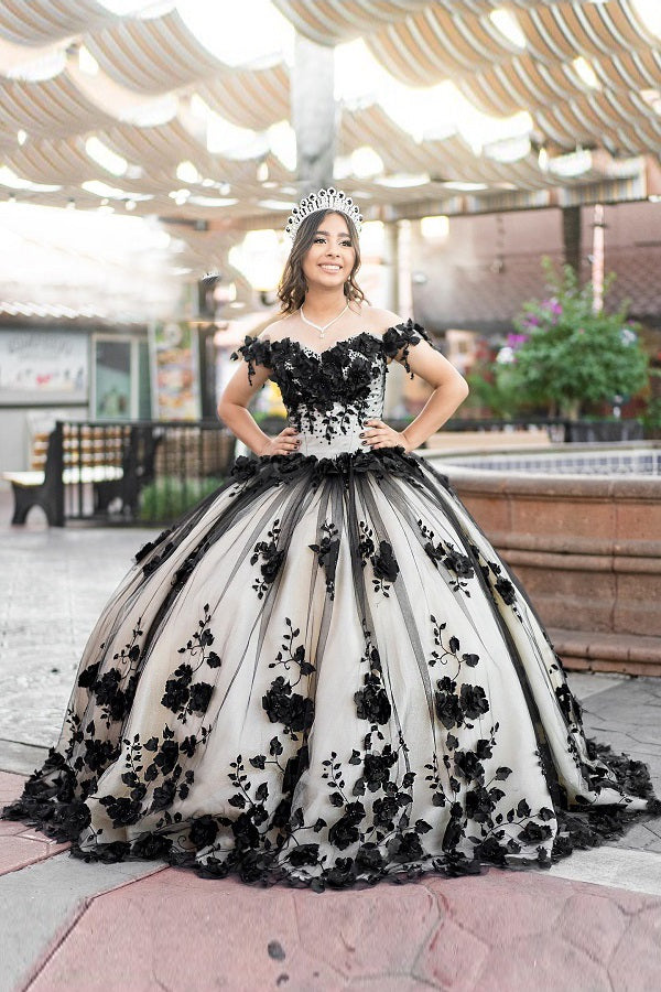 red black and white quinceanera dress red black and white quinceanera dress PR12275 Princesa Quinceaera Dress Black/Red / 00-parroquiadesanalbertomagno.com
