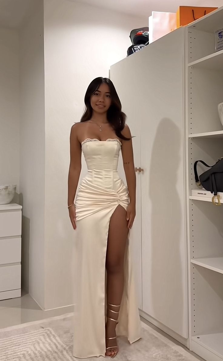 slim fit dress slacks Cute High school Graduation Dresses Long Dress for Formal – jkprom