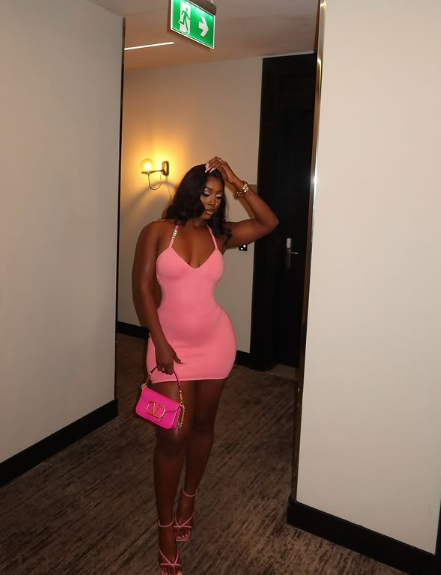 Sexy Pink Slim Fit Hip 21st Birthday Club Dress