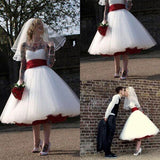 1950s Wedding Dress,Tea Length Wedding Dress,Rockabilly Wedding Dress,Short Wedding Dress