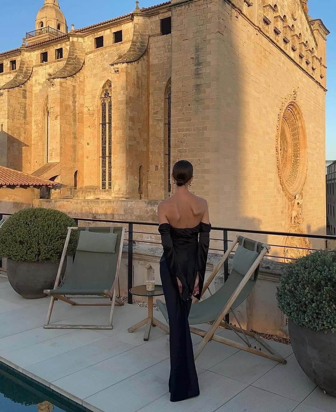 Black Long Sleeves Prom Dresses Strapless Mermaid Formal Evening Outfit