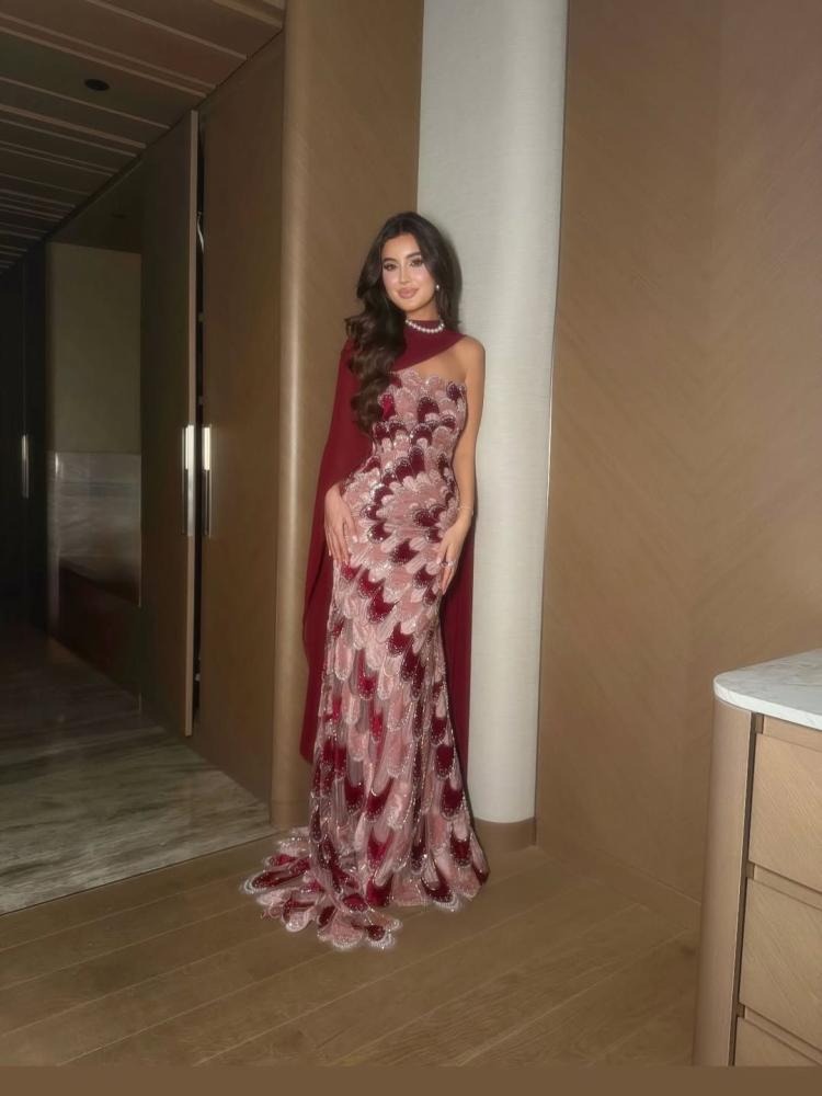 Luxury Mermaid Prom Dresses Floor Length Bodycon Maxi Dress