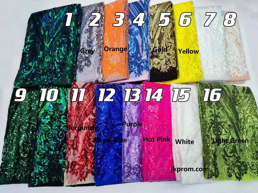 Glittery Long Red Mermaid Sleeveless Prom Dresses Sequin
