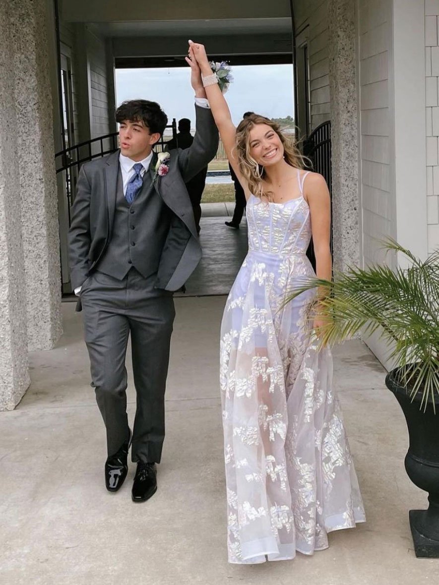 Light purple tulle lace long prom dress purple evening dress jkprom Light purple tulle lace long prom dress purple evening dress jkprom