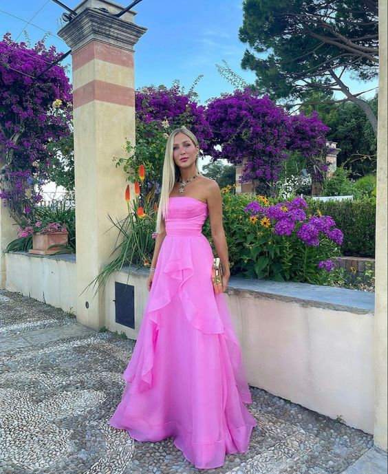 Unique Strapless A Line Prom Dresses Long,Gala Dress Formal jkprom Unique Strapless A Line Prom Dresses Long,Gala Dress Formal jkprom