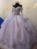Lilac Princess Ball Gown Quinceańera Dress Sweet 16 Dress