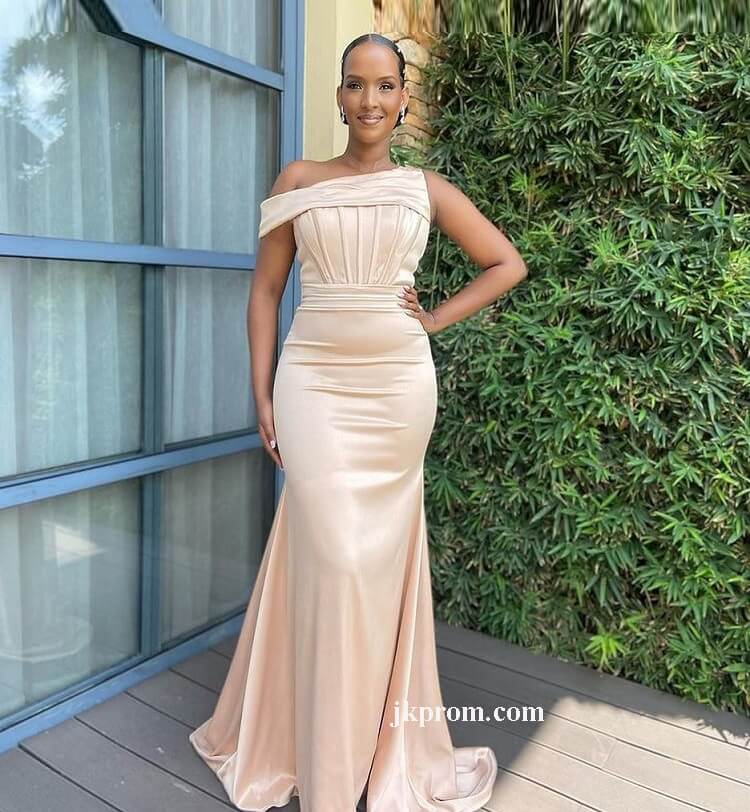 Trumpet Bridesmaid Dress,Champagne Wedding Guest Dresses jkprom Trumpet Bridesmaid Dress,Champagne Wedding Guest Dresses jkprom