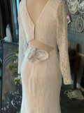 Classic Vintage Lace Floor Length Mermaid Wedding Dress