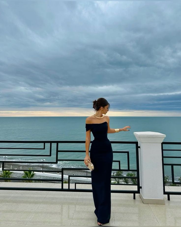 One Shoulder Evening Gown Sexy Formal Party Dress