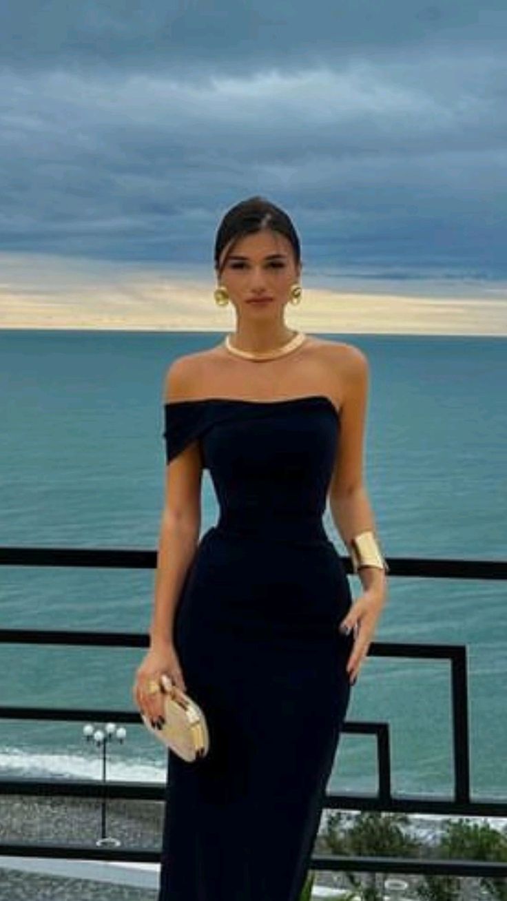One Shoulder Evening Gown Sexy Formal Party Dress