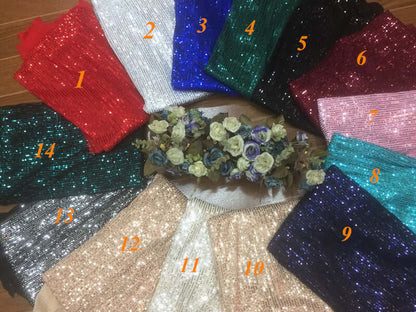 Stunning One Shoulder Mermaid Sequins Slit Long Champagne Prom Dress