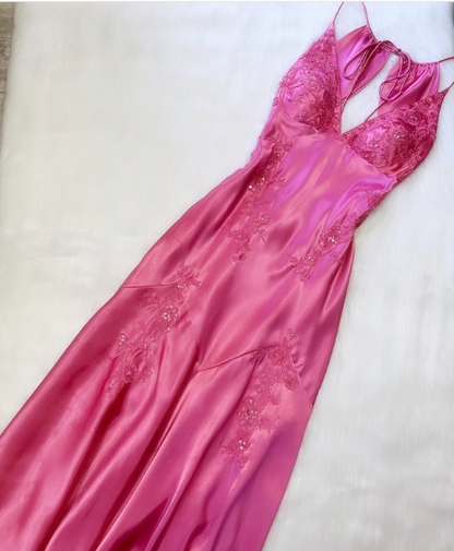 Chic Mermaid Satin Prom Dress Long Lady Dress for Party