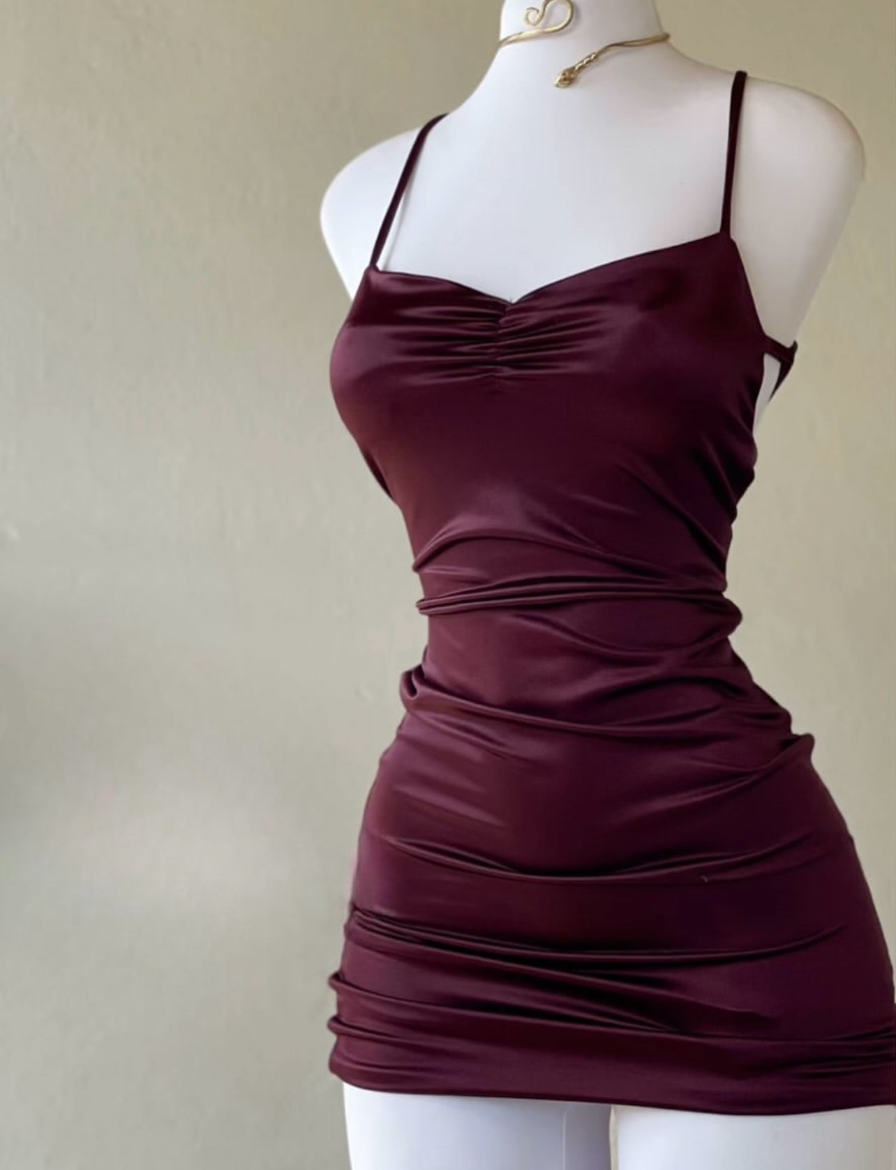 Sexy Backless Burgundy Short Cocktail Dress Mini Party Dresses