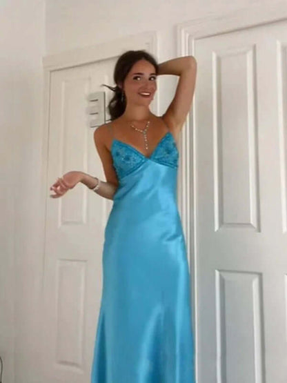 Modest Purple Mermaid Formal Dresses Straps Open Back Party Event Dress