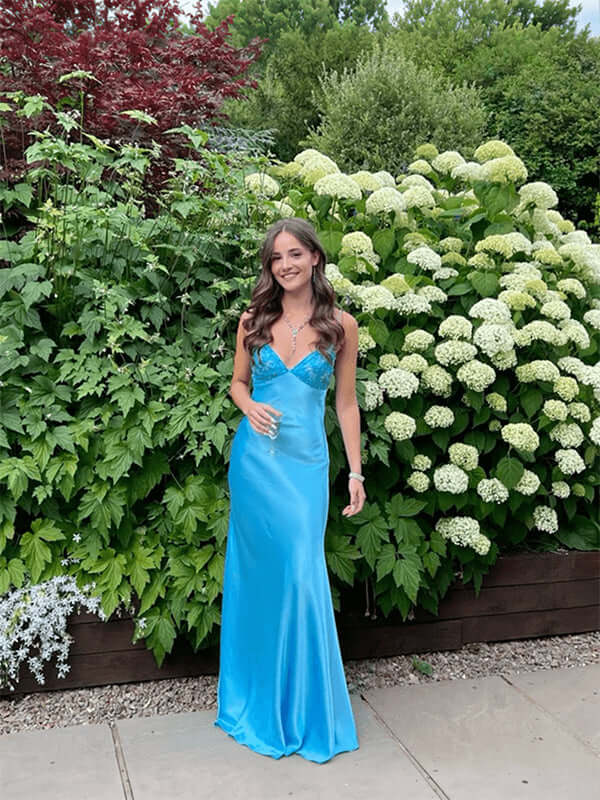 Modest Purple Mermaid Formal Dresses Straps Open Back Party Event Dress