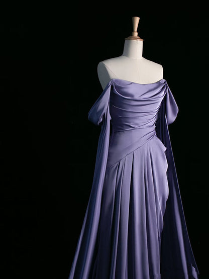 Luxury Satin Prom Dresses Wedding Evening Gown Party Dress