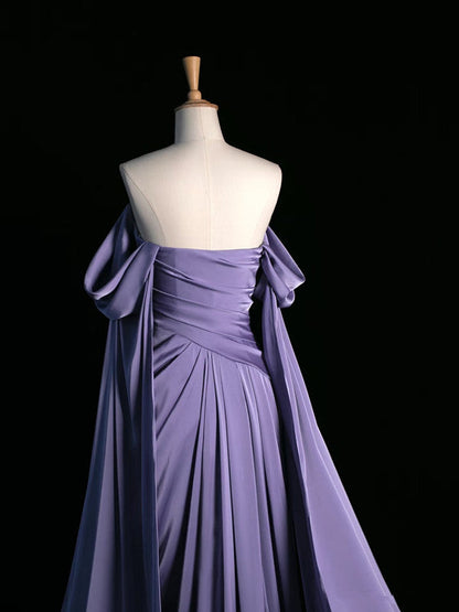 Luxury Satin Prom Dresses Wedding Evening Gown Party Dress
