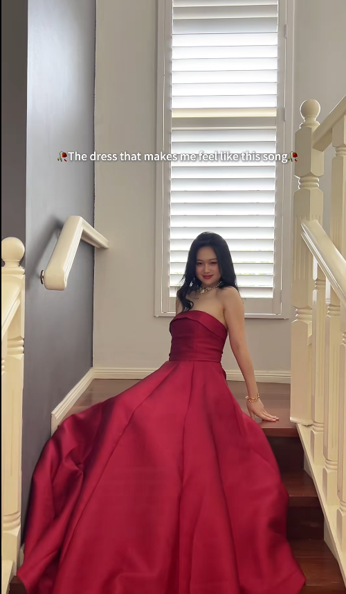 Simple A-Line Burgundy Long Prom Dresses Women Formal Occasion Dress