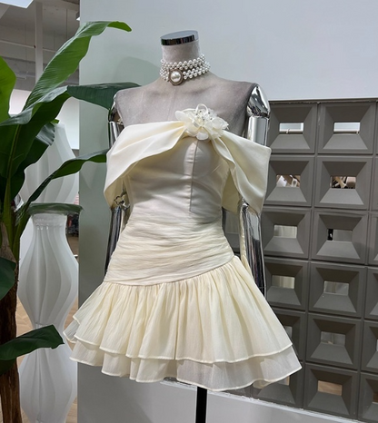 Cute A line Short Homecoming Dress Hoco Dress Mini 16th Birthday Outfit Cocktail Dresses