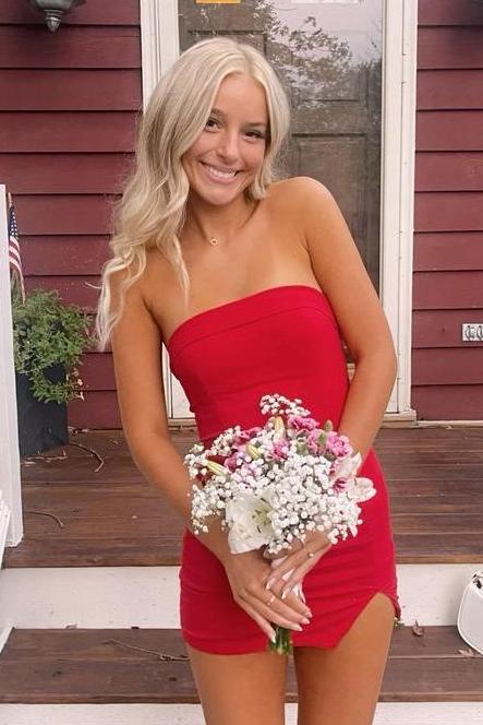 Cute Tight Short Cocktail Party Dress Bodycon Club Dresses