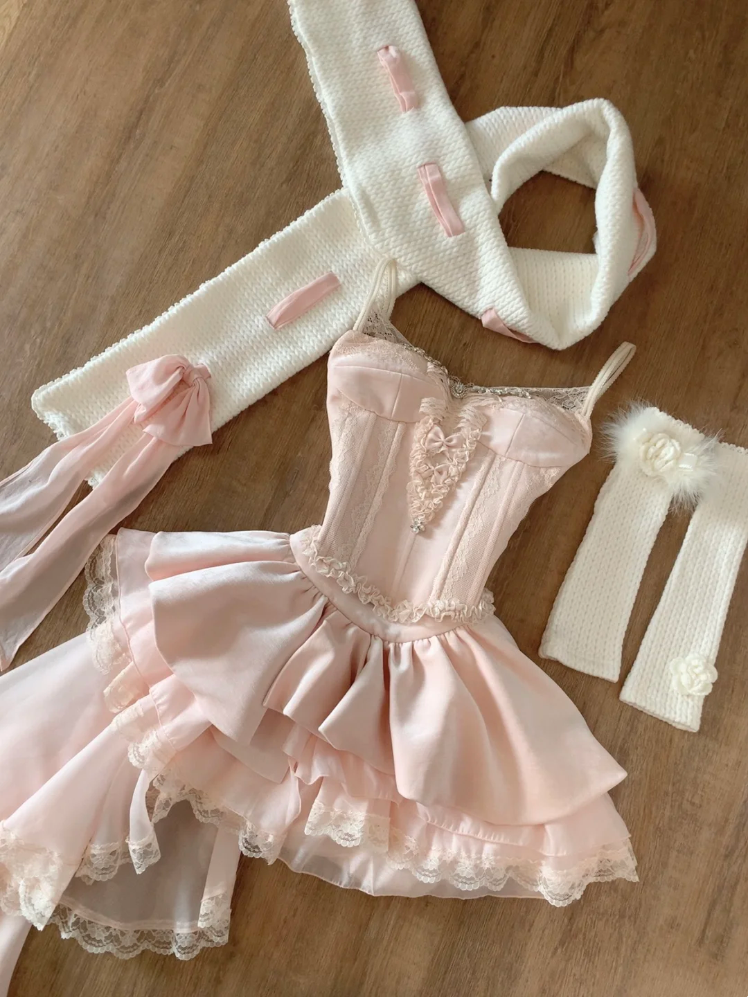 A Line Light Pink Sweet Birthday Dress Short Party Dresses