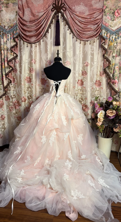 Ball Gown Quinceanera Dresses Tulle Sweet 16 Birthday Dress