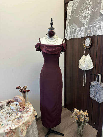Elegant Sheath Prom Dress Long Formal Evening Party Dress with Bow