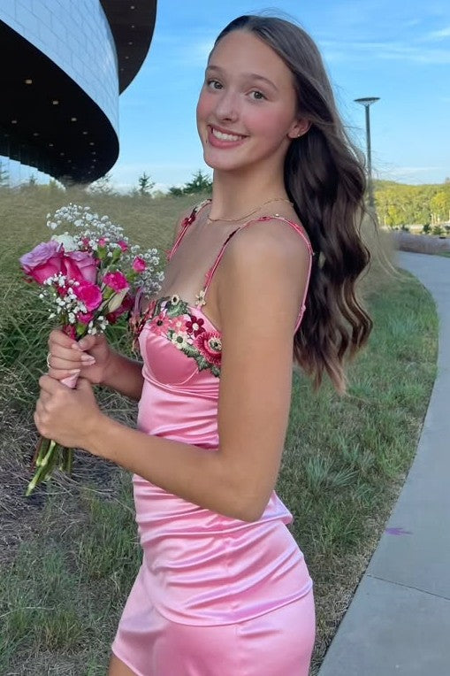 Straps Short Cocktail Dress Parties Formal Prom Dresses