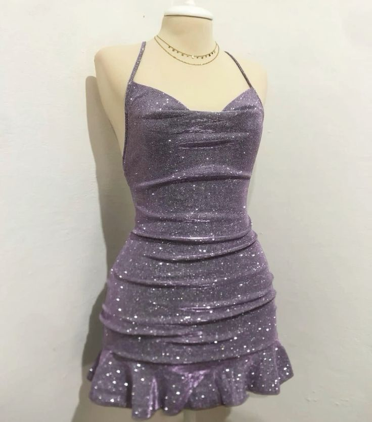 Sexy Halter Sequin Sheath Homecoming Dress Cocktail Dresses