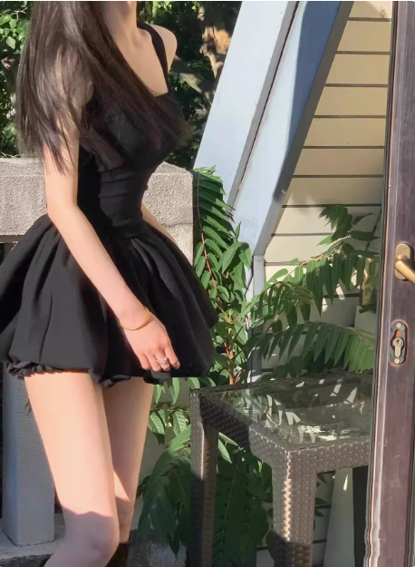 Sweet Square Neck Sleeveless Waist Ballet Puffy Birthday Mini Homecoming Dress