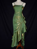 Spaghetti Straps Satin Long Party Dresses Woman Dress Elegant Party