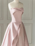 Elegant Strapless Formal Evening Dresses Long Event Party Dress