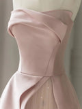 Elegant Strapless Formal Evening Dresses Long Event Party Dress
