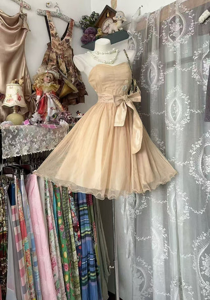 Vinatge A Line Short Party Dresses Short Birthday Dress