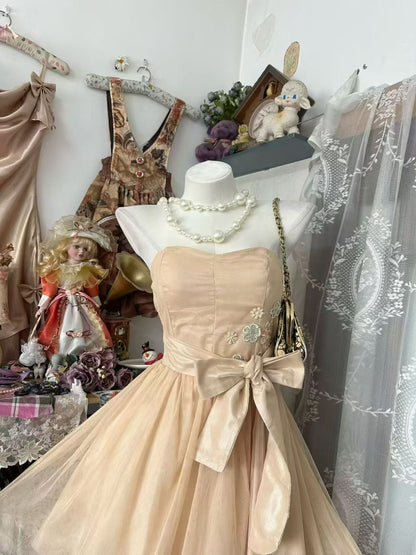 Vinatge A Line Short Party Dresses Short Birthday Dress