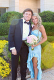 Sweetheart Emerald Green Irregular Hem Long Dress Formal Gown