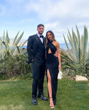 Gorgeous Long Satin Formal Dresses Lady Dress for Party