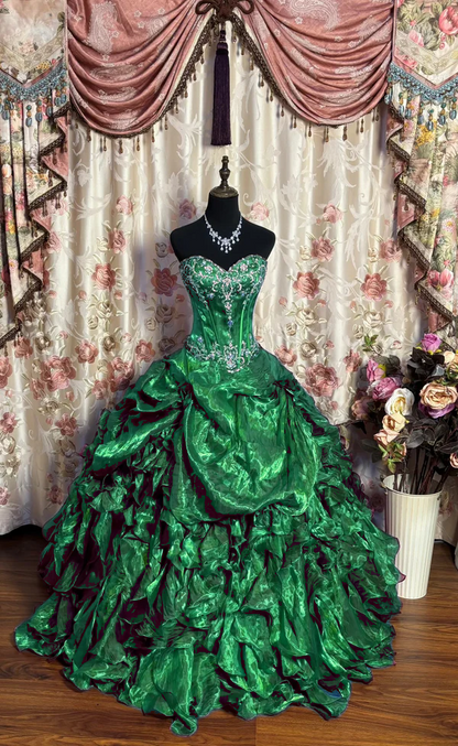 Luxury Long Ball Gown Prom Dress Sweet 15 Dresses Quinceanera