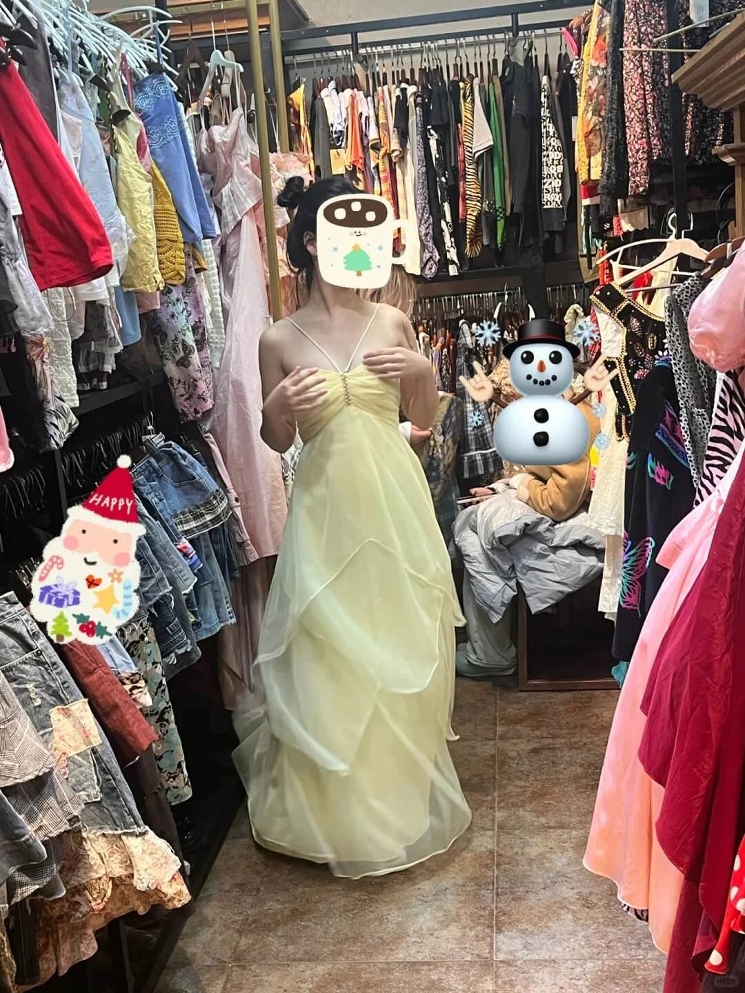 Yellow Chiffon Maxi Dress Strapless Ruffled Formal Dresses