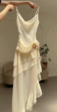 Elegant Irregular Graduation Dress Long Maxi Prom Gown