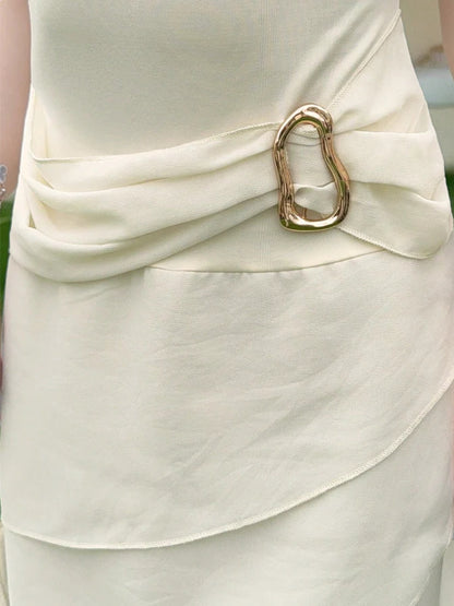 Elegant Irregular Graduation Dress Long Maxi Prom Gown