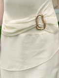 Elegant Irregular Graduation Dress Long Maxi Prom Gown