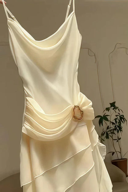 Elegant Irregular Graduation Dress Long Maxi Prom Gown