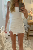 Cute Tight Short Cocktail Party Dress Bodycon Club Dresses