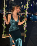 Mermaid Birthday Party Dresses Green Long Prom Dress