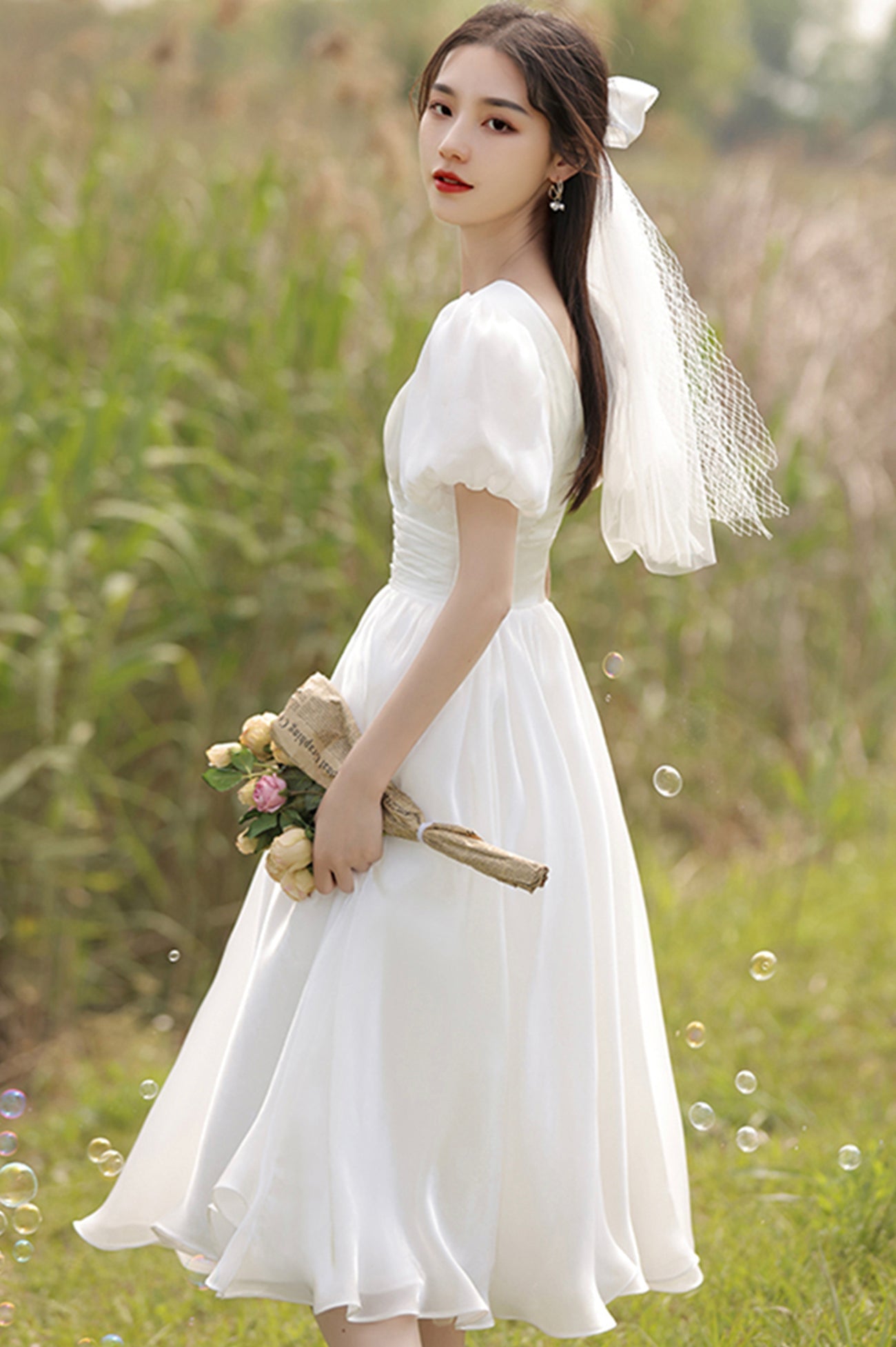white dress prom short Mini/Short White Prom Dresses, White Lace Homecoming Dresses