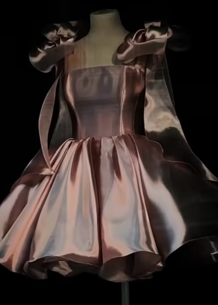Ball Gown Spaghetti Straps Satin Short Mini Formal 8Th Grade Homecoming Dress Birthday Outfits