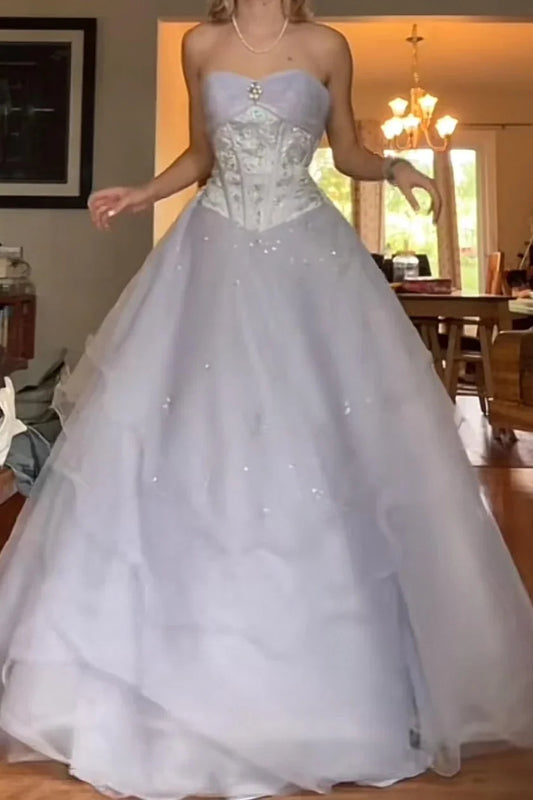 Pretty Prom Dress Long Princess Birthday Evening Gown
