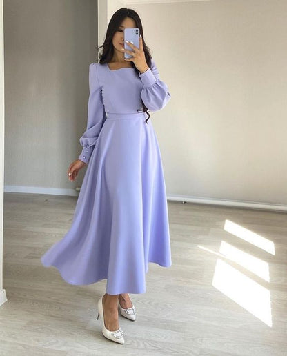 Women Long Sleeve Ankle Length Formal Gowns jkprom Women Long Sleeve Ankle Length Formal Gowns jkprom