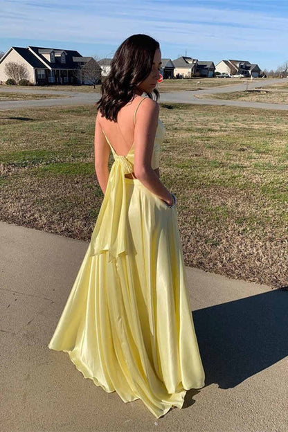 Two Piece Split Floor Length Royal Blue Long Prom Dress  jkprom